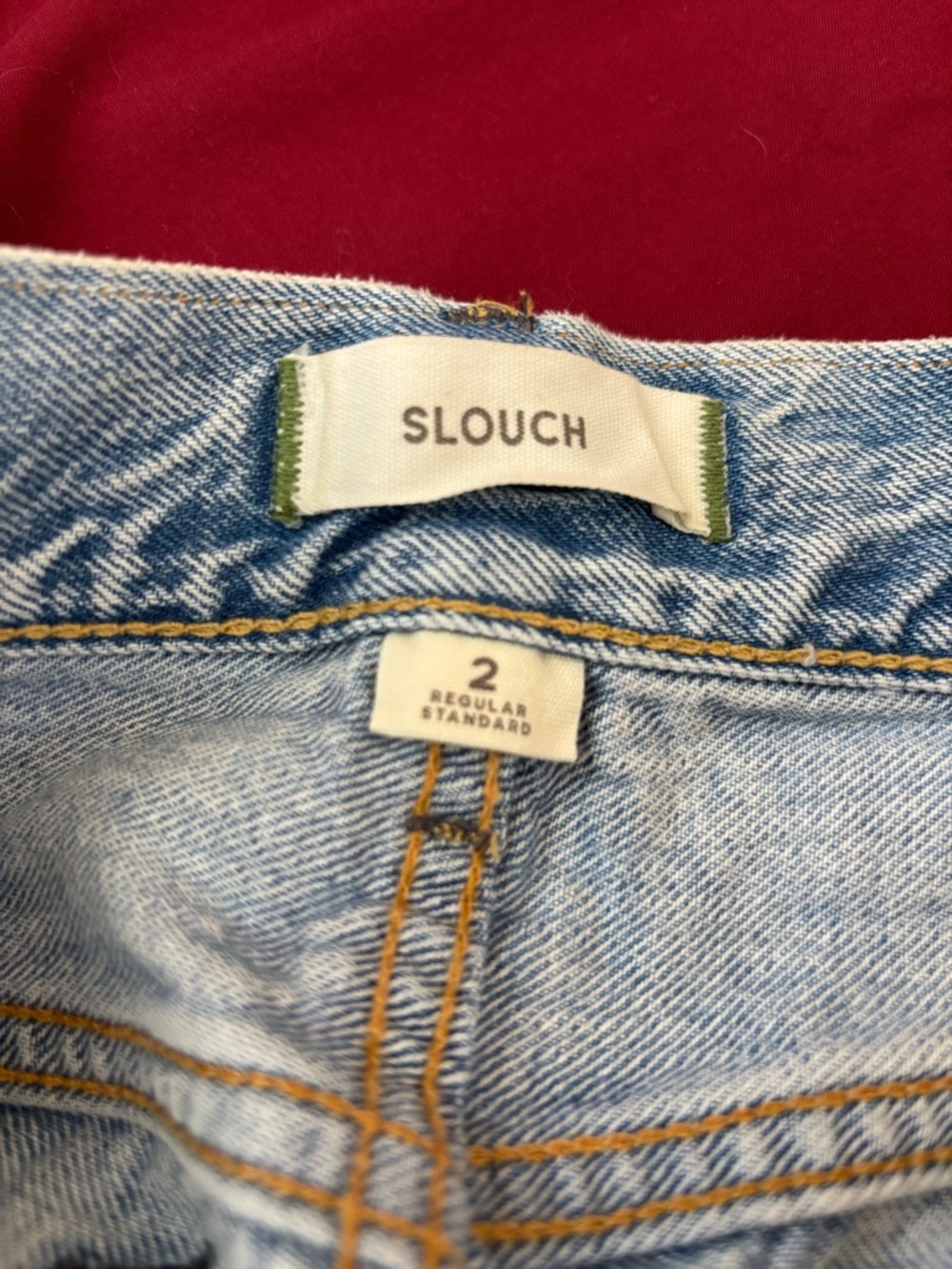 AE 77 Premium Slouch Jeans 2 - Picture 4 of 6